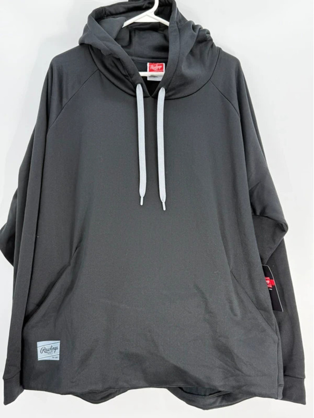 Rawlings Men's Black Hoodie Sweatshirt Size 2XL
